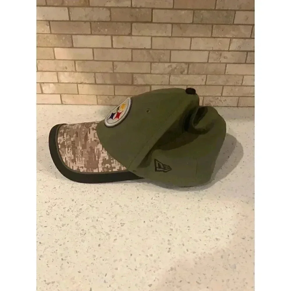 RARE Olive PITTSBURGH‎ STEELERS Hat NEW ERA br